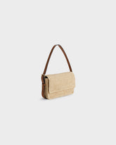 Borsa Paloma in Raffia Naturale e Pelle Natural and Tan - Borse | 