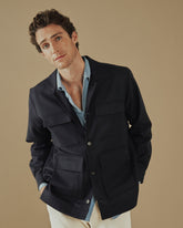 Twill Compact Wool Savana Jacket - Knitwear | 