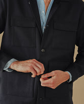 Twill Compact Wool Savana Jacket - Knitwear | 