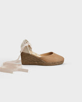 Suede Low Wedge Espadrilles - Wedge Espadrilles | 