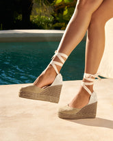 Soft Suede Wedge Espadrilles - Women’s New Shoes | 