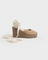 Espadrillas con Zeppa in Pelle Scamosciata - Espadrillas con Zeppa | 