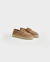 Suede Loafers Espadrilles - Women’s Espadrilles | 