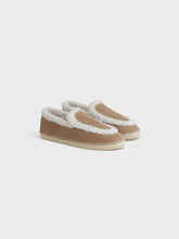 Suede Loafers Espadrilles With Faux Fur - Women’s Faux Fur|Collection | 