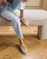 Suede Mules With Faux Fur - Summer Holiday Promo | 