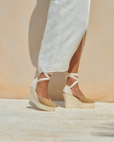 Soft Suede Heart-Shaped<br />Wedge Espadrilles - Women’s Shoes | 