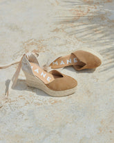 Soft Suede Heart-Shaped<br />Wedge Espadrilles - All products no RTW | 