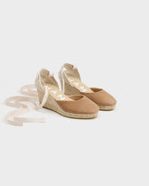 Espadrillas con Zeppa in Pelle Scamosciata - Espadrillas con Zeppa | 