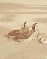 Soft Suede Wedge Espadrilles - All | 