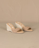 Soft Suede Mule<br />Wedge Espadrilles - Women’s New Shoes | 