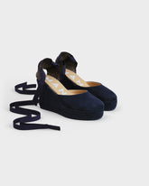 Suede Wedge Espadrilles - Wedge Espadrilles | 