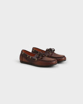 Vintage Leather Deck Shoes - Women's Boat Shoes | 