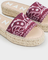 Cotton Bandana Double Sole Slides | 