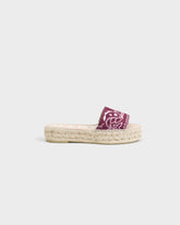 Cotton Bandana Double Sole Slides | 
