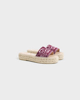 Cotton Bandana Double Sole Slides | 