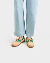 Scaroe da Barca in Suede e Cotone Bandana - Scarpe Donna | 