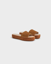Suede Double Sole Slides - Women's Shoes | 