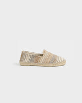 Cotton Wool And Linen Jaquard Espadrilles - Men's Espadrilles | 