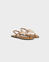 Sandali Infradito in Pelle e Rafia - Scarpe Donna | 
