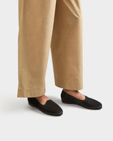 Brummel Suede Venetian Slippers - Luca Rubinacci x Manebí|Women | 