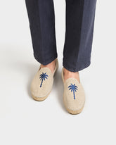 Organic Hemp Embroidered Espadrilles - Espadrilles | 