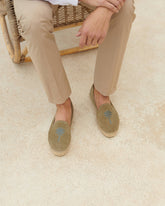 Suede With Embroidery<br />Espadrilles | 