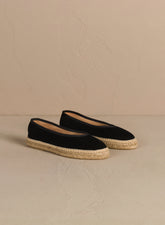 Silk Velvet Flat Ballerina - Women's Collection | 