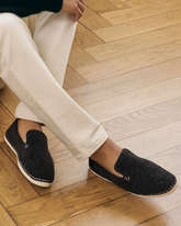 Mocassini Espadrillas in Feltro Riciclato e Faux Fur | 