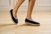 Velvet Ballet Flat Espadrillas - The Blue Edit | 