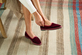 Silk Velvet Venetian Slippers - Women's Shoes | 