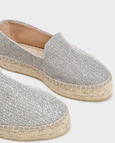 Metallic Weaving Double Sole Espadrilles | 