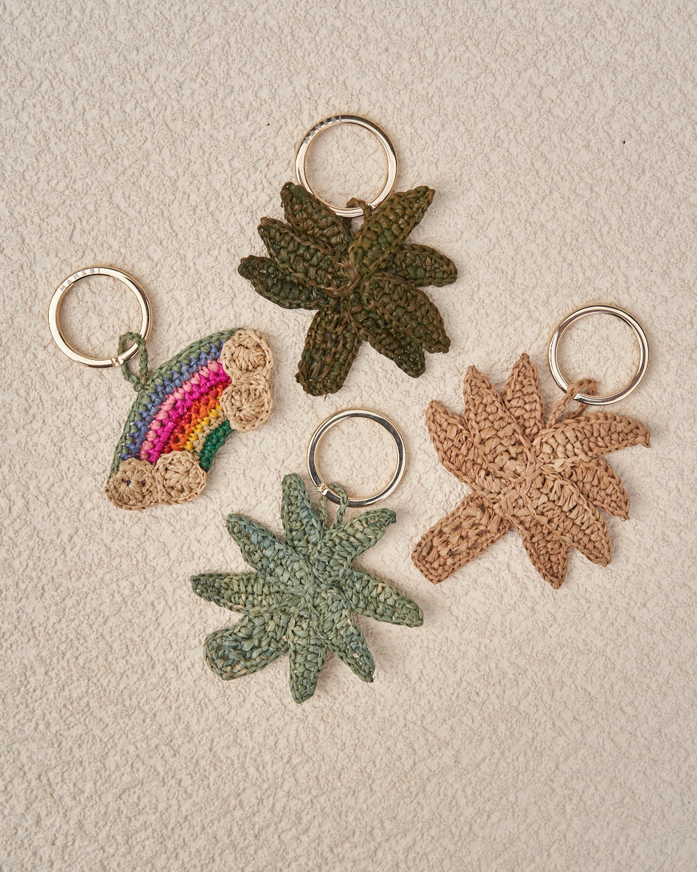 Palm Key Chain - Forest