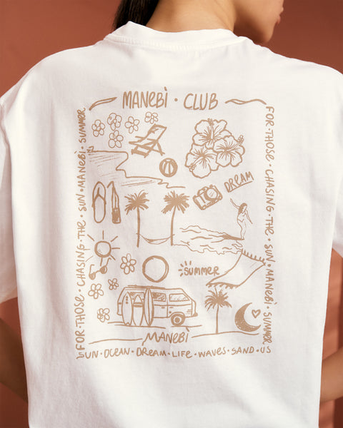 Manebí  jersey-l.-a.-t-shirt-embroidered-off-white,-sand