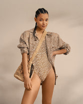 Braided Open Back One Piece - Beachwear Collection | 