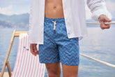 Printed Ethnic Zig Zag Swim Shorts - Black Friday|Costumi Uomo | 