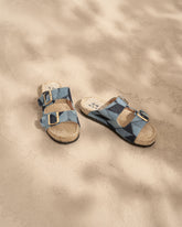 Handmade Denim Patchwork Nordic Sandals | 