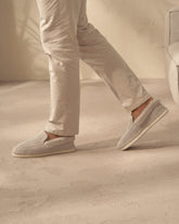 Organic Hemp With Faux Fur Loafers Espadrilles - Men’s Collection | 