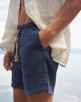 Washed Linen Malibu Shorts - Men’s Clothing | 