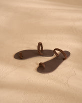 Olimpia Suede and Leather Sandals - ARS x Manebí - Suede Collection | 