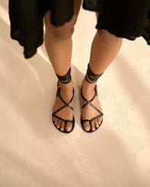 St. Tropez Leather Sandals - Shoes|Alex Rivière Studio x Manebí | 