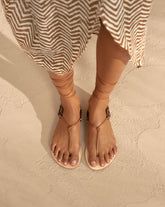 Mer Leather and Resin Ring Sandals - New Arrivals | 