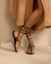 Mer Leather and Resin Ring Sandals - Shoes|Alex Rivière Studio x Manebí | 