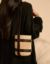 Bucket Raffia with Leather - ALL | 