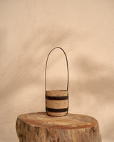 Bucket Raffia with Leather - Bags|Alex Rivière Studio x Manebí | 