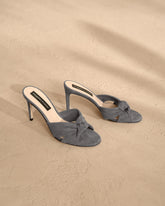 Sophie Suede Mule Heels - Women’s Shoes | 