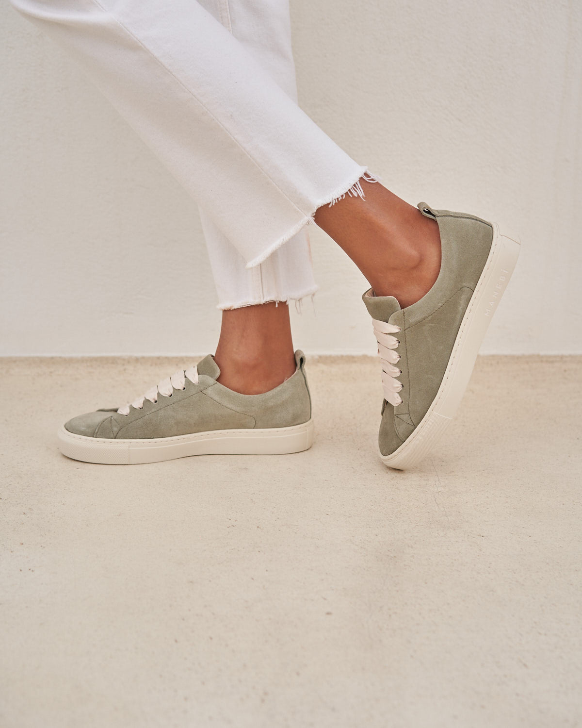 Flat Sneakers - Hamptons - Military Green