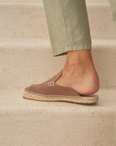 Suede Traveler Loafers Mules | 