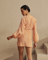 Printed Linen Biarritz Dress | 