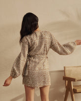 Printed Linen Biarritz<br />Dress | 