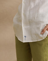 Linen Panama Shirt - Dresses & Tops | 